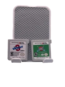 Lot x2 Nintendo 3DS Games Cartridge Only – Wipeout 3 & Are You Smarter – Tested - Picture 1 of 2