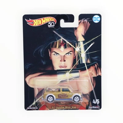 Hot Wheels '67 Austin Mini Van - Wonder Woman - 2018 Pop Culture A - Image 1 of 3