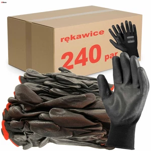 240 x Guantes de Trabajo PoliBlack - Taller VERKEN - Talla 9 VE - Imagen 1 de 3