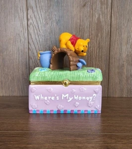 Houston Harvest Disney Winnie the Pooh Where's My Honey? Schmuckkästchen Figur - Bild 1 von 8