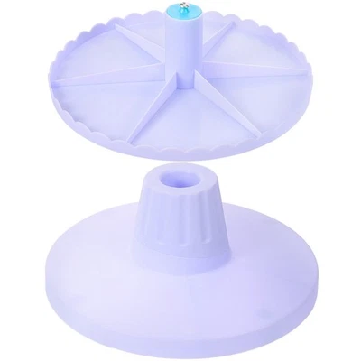  Cake Turn Tables for Decorating Stand Adjustable Nonslip Rotating - Image 1 of 4