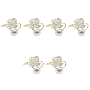  Set 3 porta tovaglioli porta tovaglioli anelli per tovaglioli delicati - Foto 1 di 12