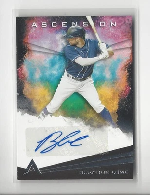 2021 Panini Ascension Brandon Lowe AUTOGRAPH Rays - Image 1 of 2
