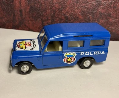 Mira #165 1:64 Land Rover Policia Blue Loose Spain Vintage Police Truck Nice HTF - Image 1 of 4