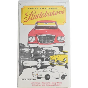 Those Wonderful Studebakers (VHS, 1993) Vintage Car History USA - Picture 1 of 4