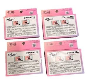 ARDELL 48 Press-On Pre-Glued Under Lash Extensions Wispies Natural 4 Schachteln à 12 - Bild 1 von 2