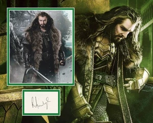 RICHARD ARMITAGE SIGNED THE HOBBIT PHOTO MOUNT - Picture 1 of 1