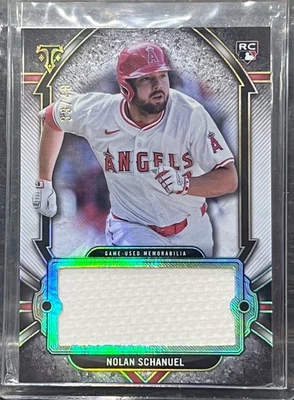 2024 Topps Triple Threads Single Jumbo Relics /48 Nolan Schanuel Rookie  - Image 1 of 2