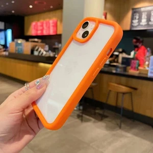 Funda blanda de teléfono para iPhone 17 16 15 14 13 Pro Max parachoques transparente - Imagen 1 de 19