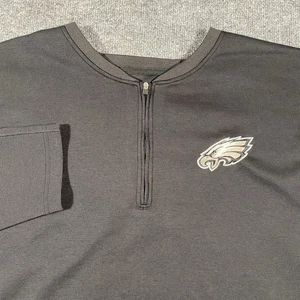 Philadelphia Eagles Nike Dri Fit 1/4 Zip Pullover Sweater Mens 4XL NFL Football - Picture 1 of 9