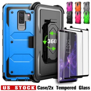 For Samsung Galaxy S9 S10 S20 Ultra S21 S22 S23 Rugged Hard Case Cover Belt Clip - Picture 1 of 49