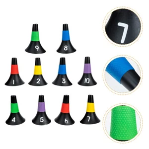 10 Pcs Basketball Training Logo Bucket Soccer Cones Child for Marker - Picture 1 of 12