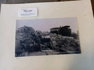 1880's-'90's PIKE'S PEAK The Old Way Vrs The New Way PHOTO COLORADO ,HOOKS - Picture 1 of 6