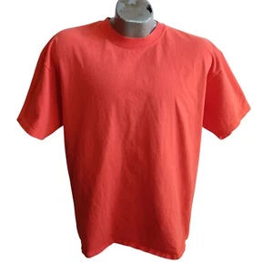 Vintage Men's T-shirt XL Peach Pink 1990's Anvil USA All Cotton Grunge Indy XL - Picture 1 of 6