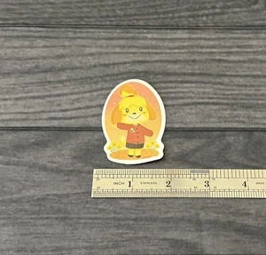 Animal Crossing | Calcomanía adhesiva Isabelle Waving | Ideal para botellas, computadoras portátiles, etc. - Imagen 1 de 4