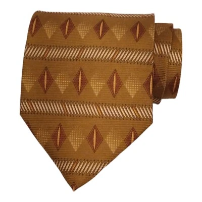 ENRICO COVERI Mens WIDE Tie 4.25 Sage Green Silk Fair Isle Print Necktie ITALY - Изображение 1 из 4