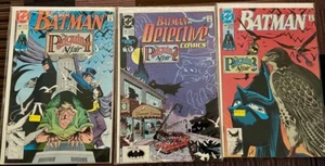 Batman Detective DV Comics - The Penguin Affair Part 1-3 Complete Set-1990 NM/EX - Picture 1 of 1