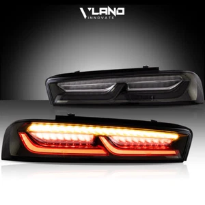 Luces traseras personalizadas con lente ahumada/transparente para Chevrolet Camaro 16-18 Vland - Imagen 1 de 15