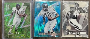 2014-2016 Panini Spectra Gale Sayers Lot Neon Green /25 & Blue /49 & /75 Bears - Picture 1 of 2
