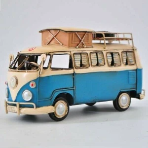 Circa 1962 Tin Model 1.18 Scale Camper Van,Hippie Automobile Artwork Figurine NR - Picture 1 of 4