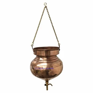 American Ayurveda Pure Copper Shirodhara Pot with or without Control Valve for - Picture 1 of 11