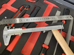 EVA Tray 13 piece Wood File. Chisel, Hammer & Measure Craftsman - GT-1009 - Picture 1 of 11