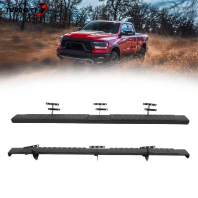 6" Running Boards Side Step For 2019-2025 Dodge Ram 1500 Quad Cab Nerf Bars Foto 1 de 4