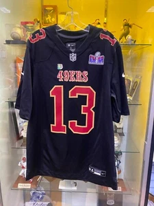 Brock Purdy 49ers Mens Medium Super Bowl LVlll Game Nike Jersey NEW w/tags - Picture 1 of 4