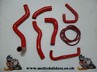 Kawasaki ZX6R ZX6-R 2009-17 OE Red Silicon Silicone Coolant Radiator Hoses Kit