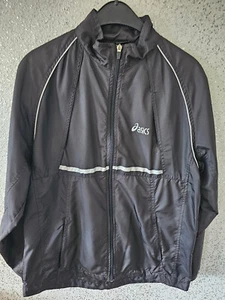 Chaqueta de running para hombre asics DUO TECH negra, talla M - Imagen 1 de 5