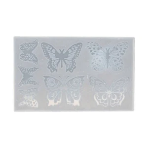 Keychain Resin Molds Butterfly-Pendant Charms Silicone Mold Jewelry Making Mold - Picture 1 of 8