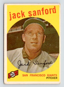 1959 Topps Card, #275 Jack Sanford, San Francisco Giants - Foto 1 di 3