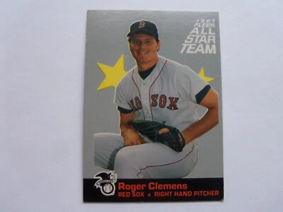 1987 Fleer All-Star Team Roger Clemens Baseball Card #11 of 12 - Image 1 of 4
