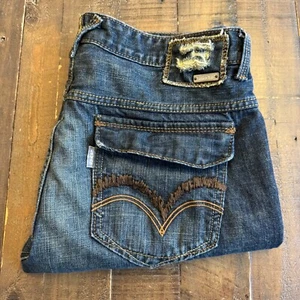 Levi's SilverTab Ltd. Pantalones de mezclilla ajustados rectos para hombre 34x32 bolsillos con solapa - Imagen 1 de 24