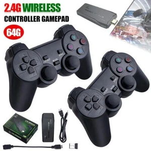 10000+ 4K HDMI TV Video Game Stick Retro Gaming Console w/ 2 Wireless Controller - Picture 1 of 9