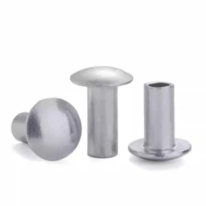 Cabezal de armadura M4 remaches medio huecos remaches de aluminio 6-40 mm de largo - Imagen 1 de 2