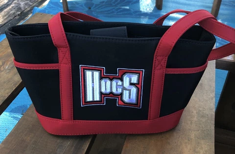 HOGS Purse by Sandol Living Fashion Red Black Cover
