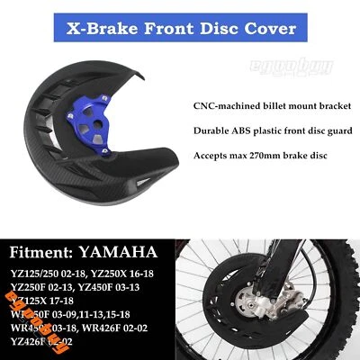 Cubierta de disco de freno delantero Dirt Bike X-Brake para Yamaha YZ125/250 02-18 YZ250X 16-18 Foto 1 de 4