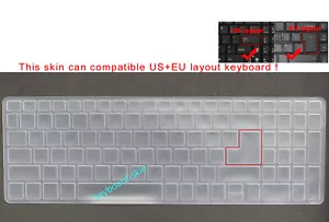 Keyboard Skin Cover for Acer E5-532G,E5-523,E5-553 E5-575,E5-752 E5-722 E5-775 - Picture 1 of 8