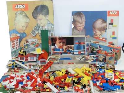 LEGO® Legoland System Classic Vintage Sammlung Spielplatte Bausteine Konvolut - Bild 1 von 4