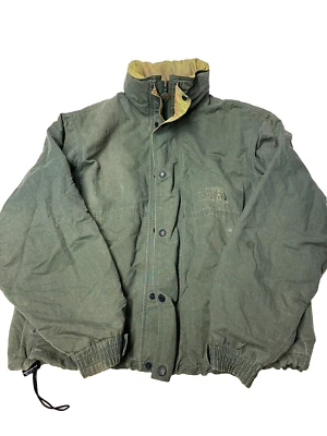 Mens THE NORTH FACE Green Vintage Lined Windbreaker Jacket Sz L - Image 1 of 4