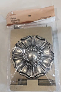 1 Pack De Colección Graber Flor Pétalo 2 Soportes Lazos Oro Antiguo No. 8-290 - Imagen 1 de 2