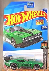 2022 Hot Wheels #83 HW Dream Garage 2/5 COUNT MUSCULA grün mit grauen Trap5 Speichen - Bild 1 von 5