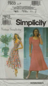 Vintage 1992!  Misses' Petite Dress  sizes (12-14-16)  new & unused! - Picture 1 of 1