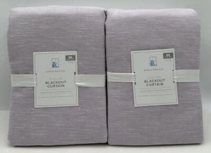 Pottery Barn Kids Evelyn Blackout Panel Drape Curtain (2) ~ 44 x 96 ~ Lavender - Picture 1 of 2