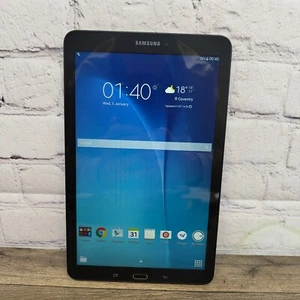 Samsung Galaxy Tab E SM-T560 9.6" Black 8GB Wi-Fi Android Tablet - VGC - Picture 1 of 6
