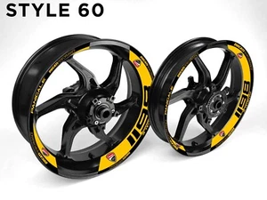 Ducati 1198 Motorcycle Wheel Rim Wrap Decal Stickers For 17 Inch Wheels - Picture 1 of 16