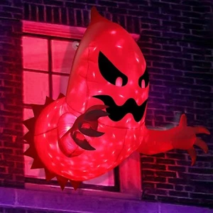 Halloween Inflatable Scary Flying Ghost Broke Out from Window Inflatable Decor. - Picture 1 of 8
