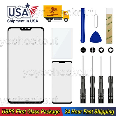 for LG V40 THINQ LM-V405TA Replacement Outer glass Lens Screen - Image 1 of 4