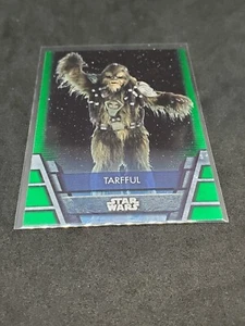 Star Wars Topps Holocron 2020 Green Parallel Insert Card Rep-13 Tarfful - Picture 1 of 1